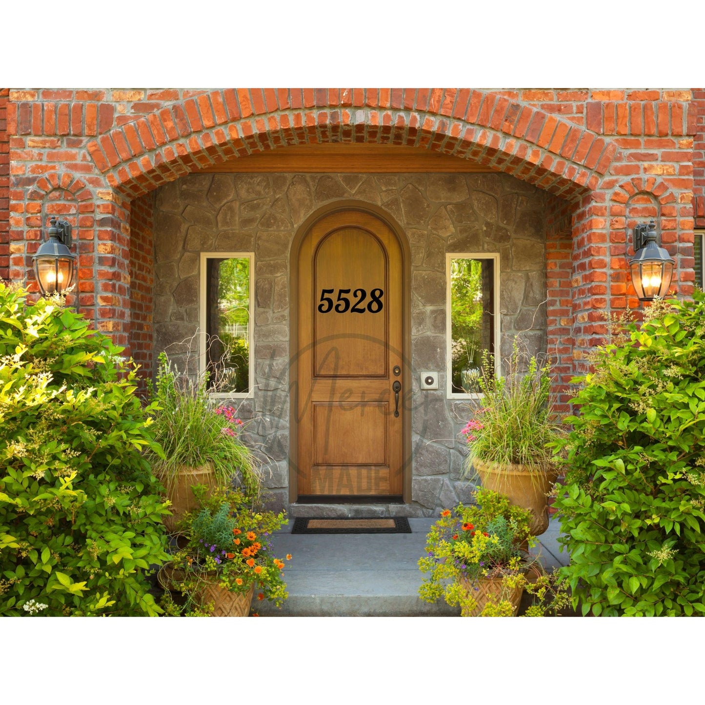 4 Inch Tall House Numbers | 6mm Thick | Paint or Stain Ready Address Numbers