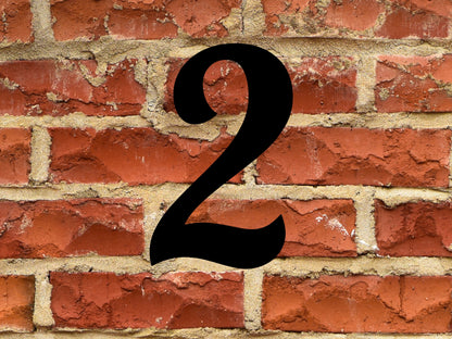 4 Inch Tall House Numbers | 6mm Thick | Paint or Stain Ready Address Numbers