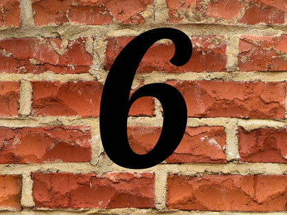 4 Inch Tall House Numbers | 6mm Thick | Paint or Stain Ready Address Numbers