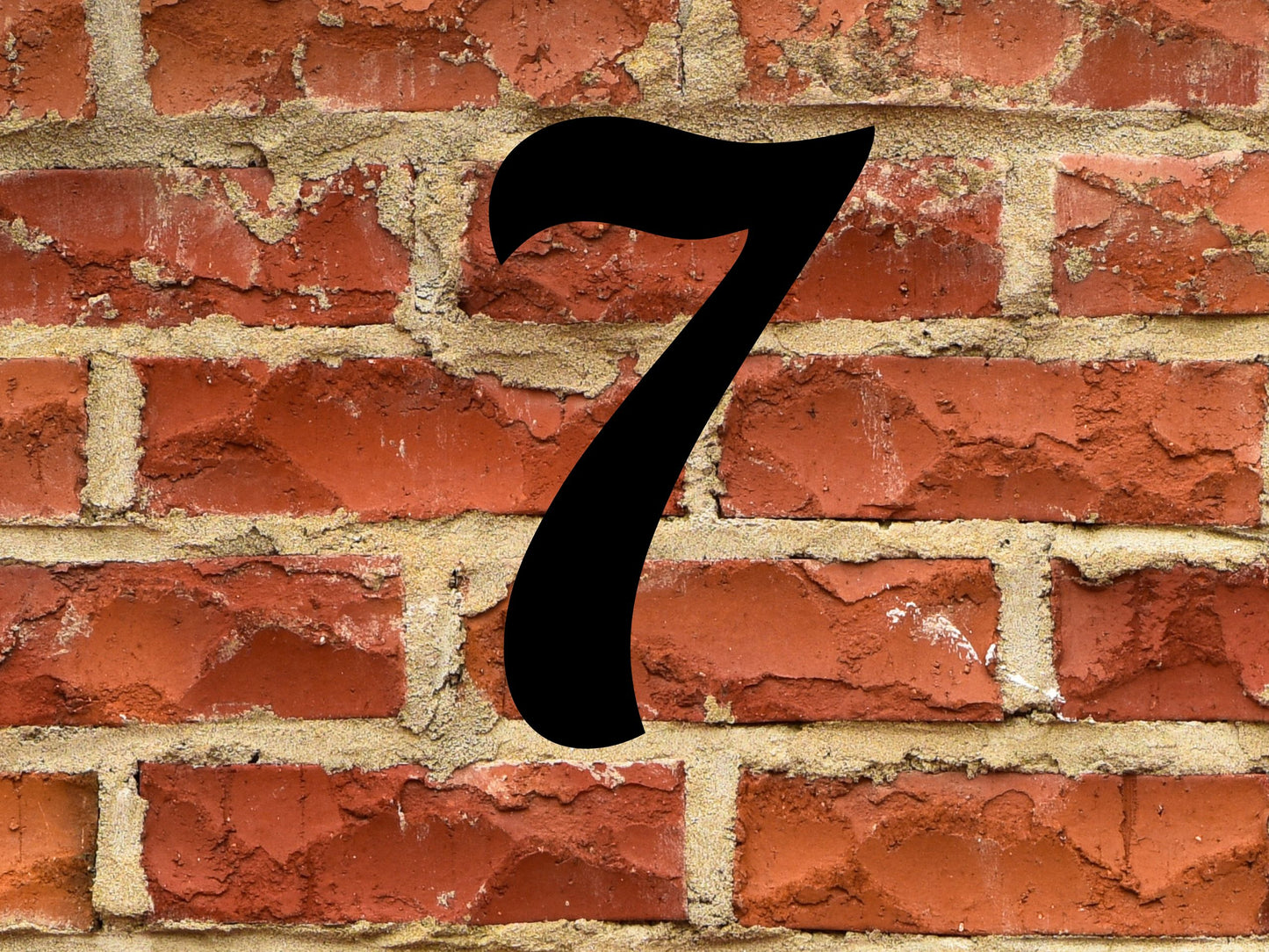 4 Inch Tall House Numbers | 6mm Thick | Paint or Stain Ready Address Numbers