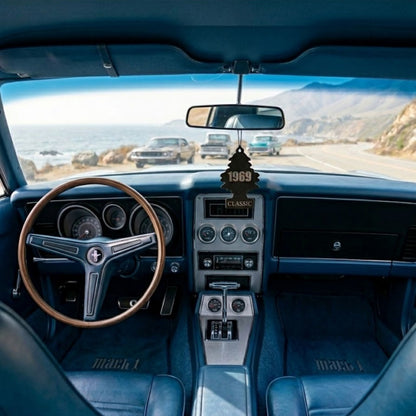 Rearview Mirror Hanging Ornament For Classic Car And Classic Truck Enthusiasts