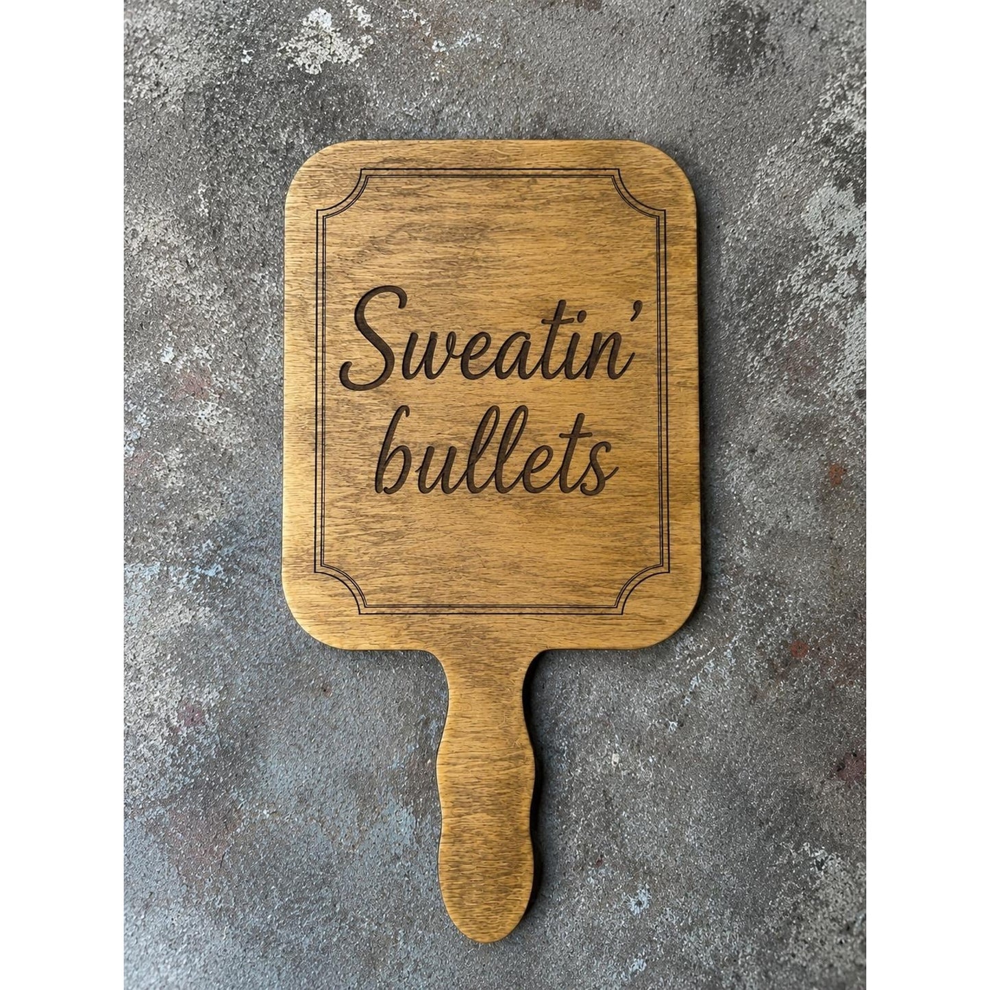 Funny Southern Hand Fan, Southern Saying Fan, Wooden Festival Fan, Country Humor Fan, Pool Party Fan, Summer Gift, Personalized Fan