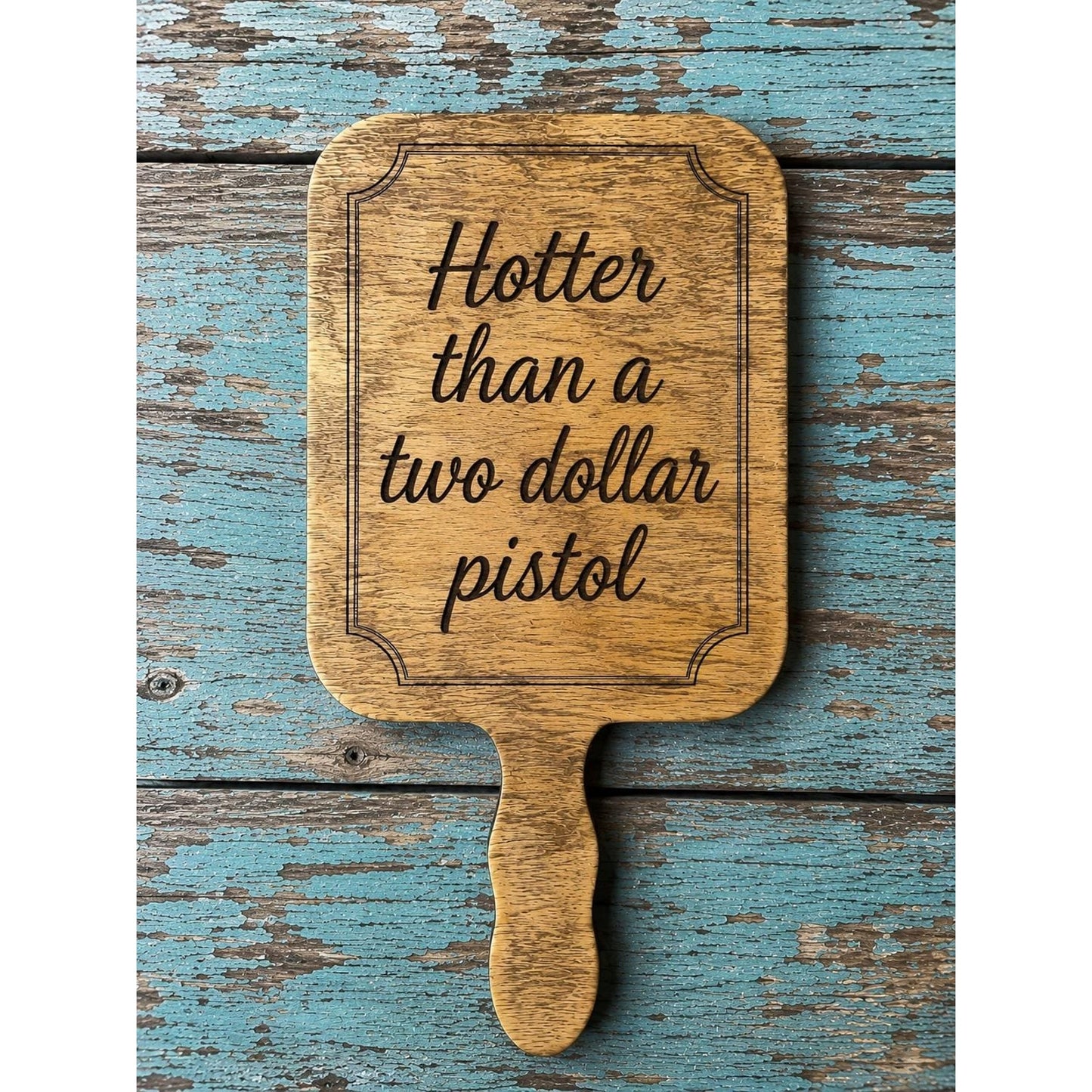 Funny Southern Hand Fan, Southern Saying Fan, Wooden Festival Fan, Country Humor Fan, Pool Party Fan, Summer Gift, Personalized Fan