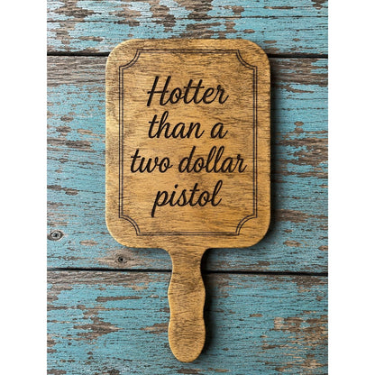 Funny Southern Hand Fan, Southern Saying Fan, Wooden Festival Fan, Country Humor Fan, Pool Party Fan, Summer Gift, Personalized Fan