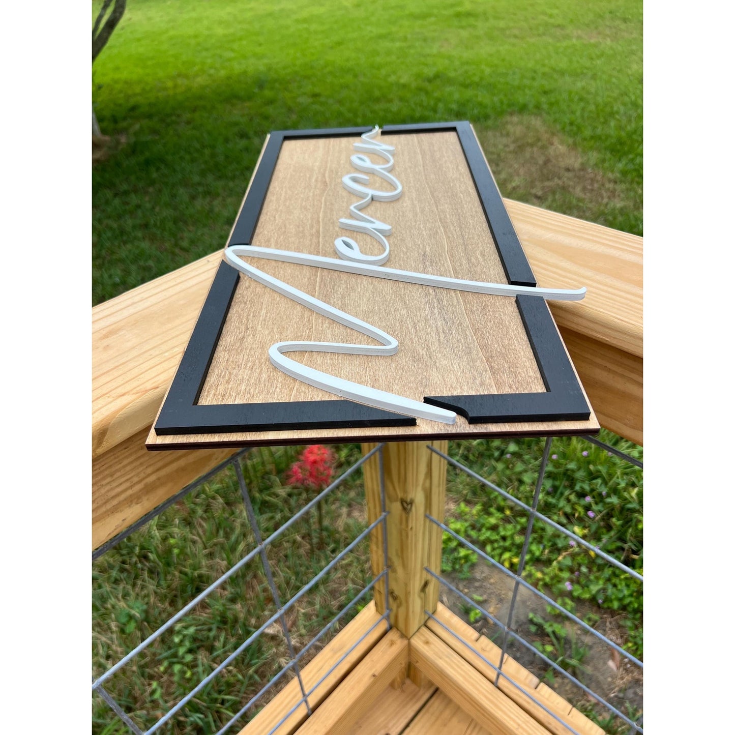 Personalized Wooden Family Name Sign Rustic Last Name Wall Decor Custom Gift