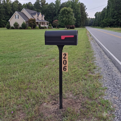 Weather Resistant Custom Wooden House Number Sign Outdoor Address Numbers Plaque Vertical or Horizontal Wood Mailbox Sign Modern Rustic Yard