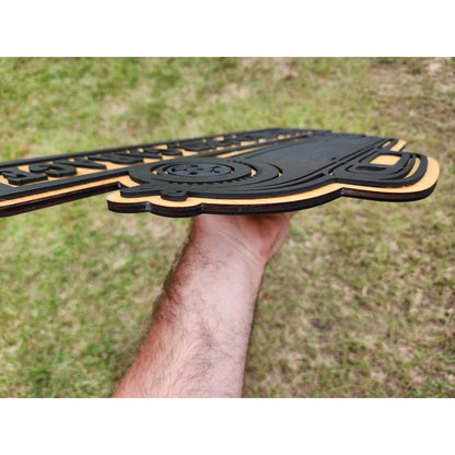 Personalized 1930s Ford Coupe Hot Rod Garage Sign