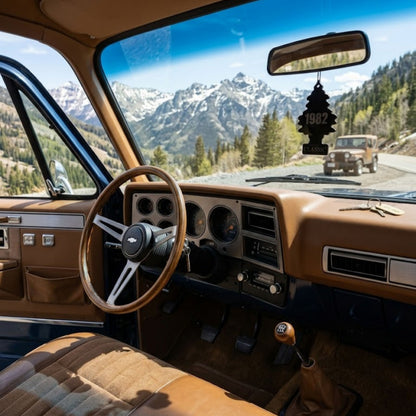 Rearview Mirror Hanging Ornament For Classic Car And Classic Truck Enthusiasts