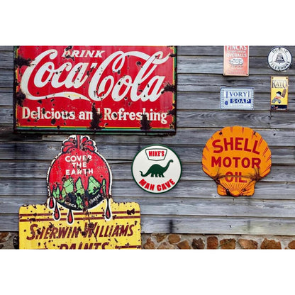 Custom Sinclair Dinosaur Man Cave Sign – Personalized Name – 11.5” Gas Station Style Wall Decor for Garage, Bar, Game Room, Shop Gift