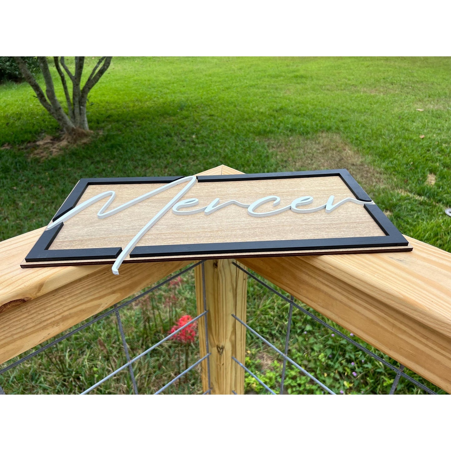 Personalized Wooden Family Name Sign Rustic Last Name Wall Decor Custom Gift