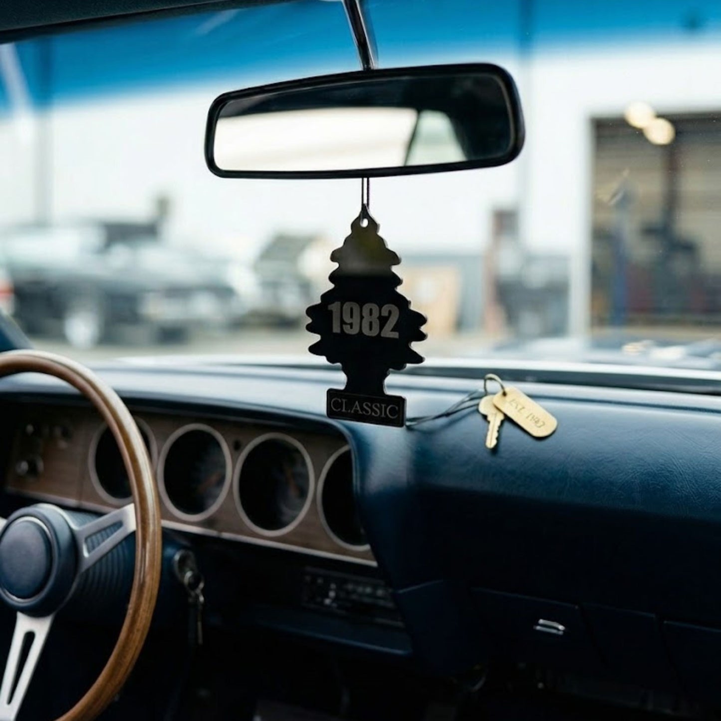 Rearview Mirror Hanging Ornament For Classic Car And Classic Truck Enthusiasts