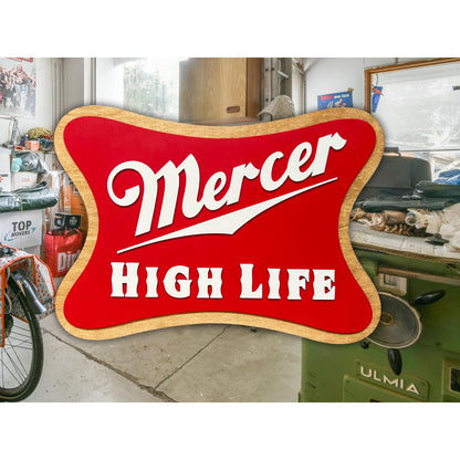 Miller Inspired Wooden Sign Personalized Man Cave Wall Decor Custom Bar Sign Rustic Beer Themed Plaque