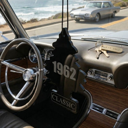 Rearview Mirror Hanging Ornament For Classic Car And Classic Truck Enthusiasts