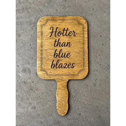 Funny Southern Hand Fan, Southern Saying Fan, Wooden Festival Fan, Country Humor Fan, Pool Party Fan, Summer Gift, Personalized Fan