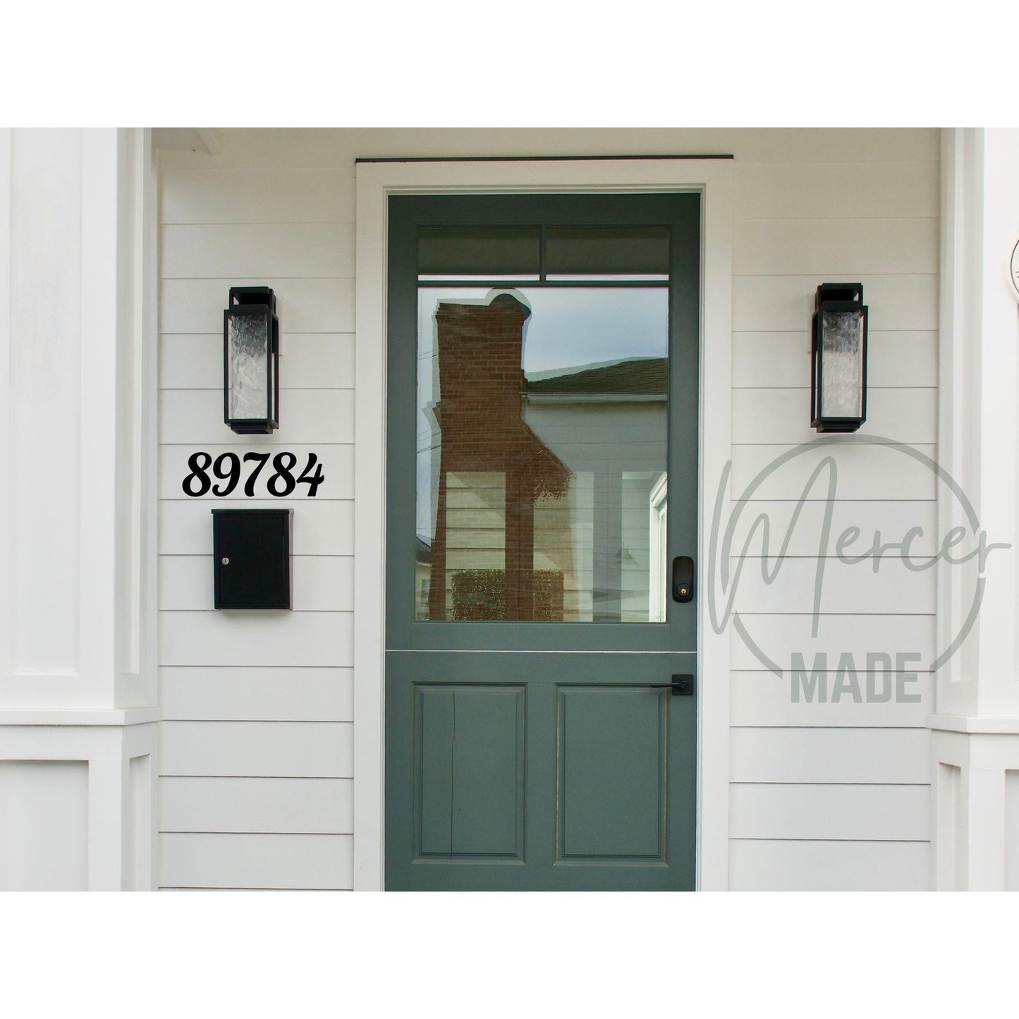 4 Inch Tall House Numbers | 6mm Thick | Paint or Stain Ready Address Numbers