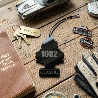 Rearview Mirror Hanging Ornament For Classic Car And Classic Truck Enthusiasts