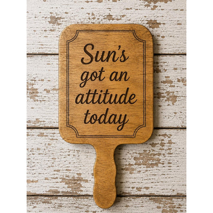 Funny Southern Hand Fan, Southern Saying Fan, Wooden Festival Fan, Country Humor Fan, Pool Party Fan, Summer Gift, Personalized Fan