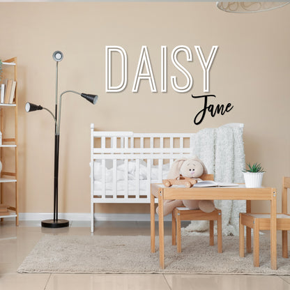 Personalized Wooden Baby Name Sign For Nursery