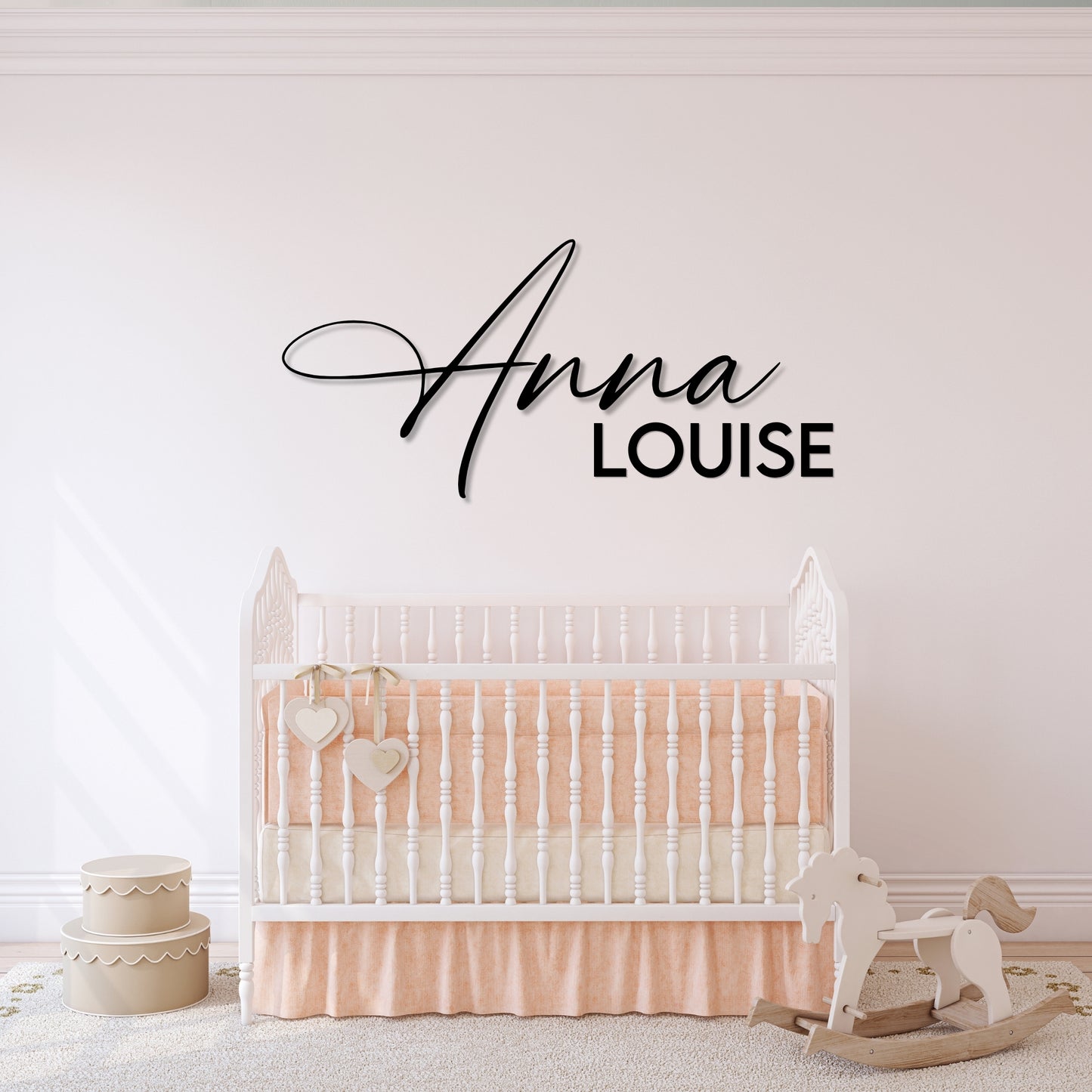 Personalized Wooden Baby Name Sign For Nursery