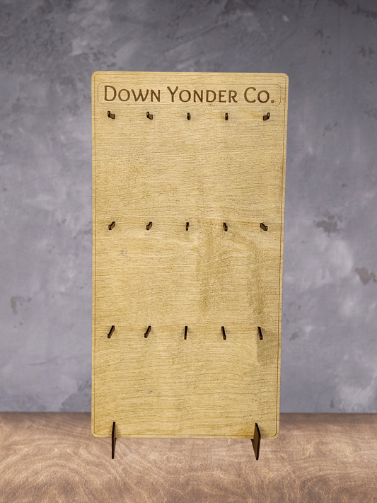Retail Display for Wholesale Wooden Southern Slang Keychains