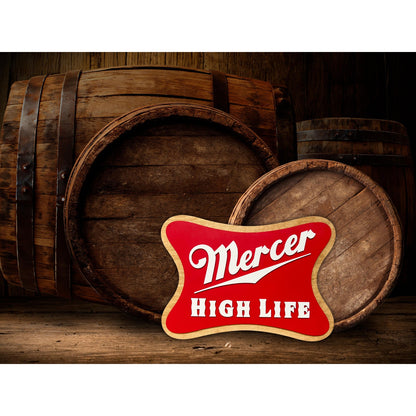 Miller Inspired Wooden Sign Personalized Man Cave Wall Decor Custom Bar Sign Rustic Beer Themed Plaque