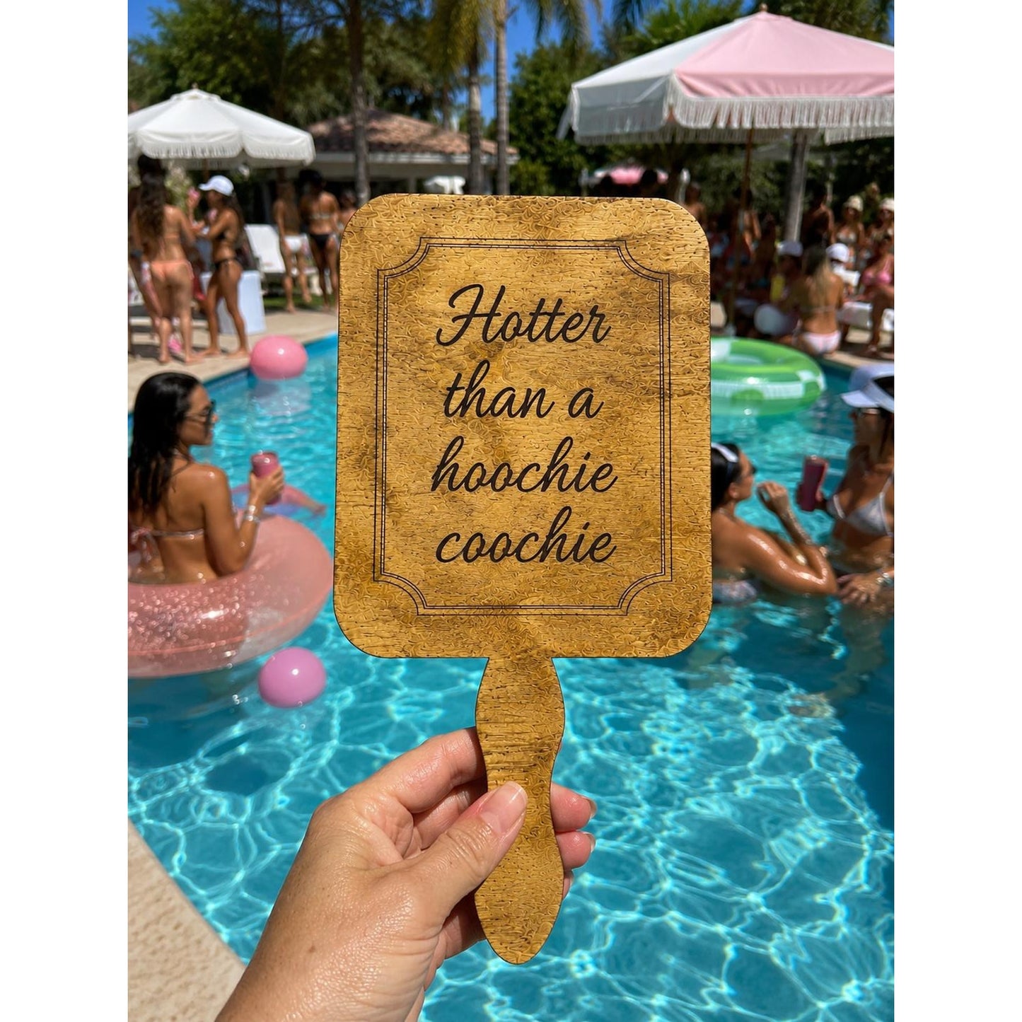 Funny Southern Hand Fan, Southern Saying Fan, Wooden Festival Fan, Country Humor Fan, Pool Party Fan, Summer Gift, Personalized Fan