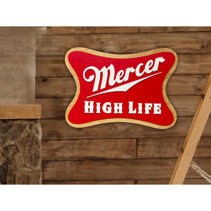 Miller Inspired Wooden Sign Personalized Man Cave Wall Decor Custom Bar Sign Rustic Beer Themed Plaque