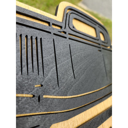 Personalized 1930s Ford Coupe Hot Rod Garage Sign