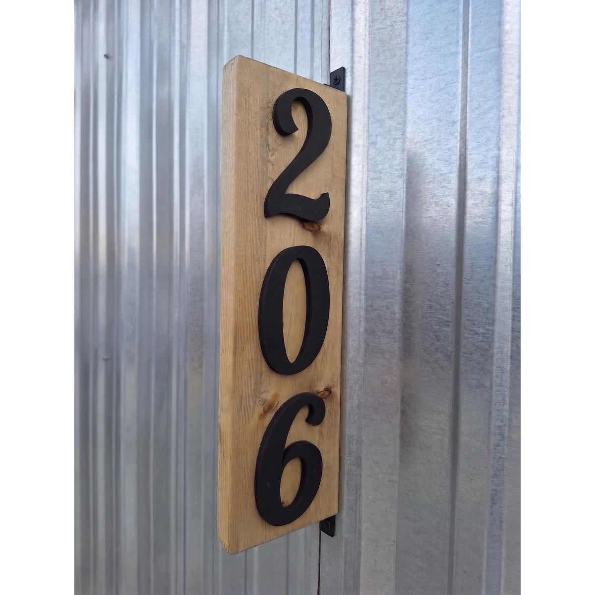 Weather Resistant Custom Wooden House Number Sign Outdoor Address Numbers Plaque Vertical or Horizontal Wood Mailbox Sign Modern Rustic Yard