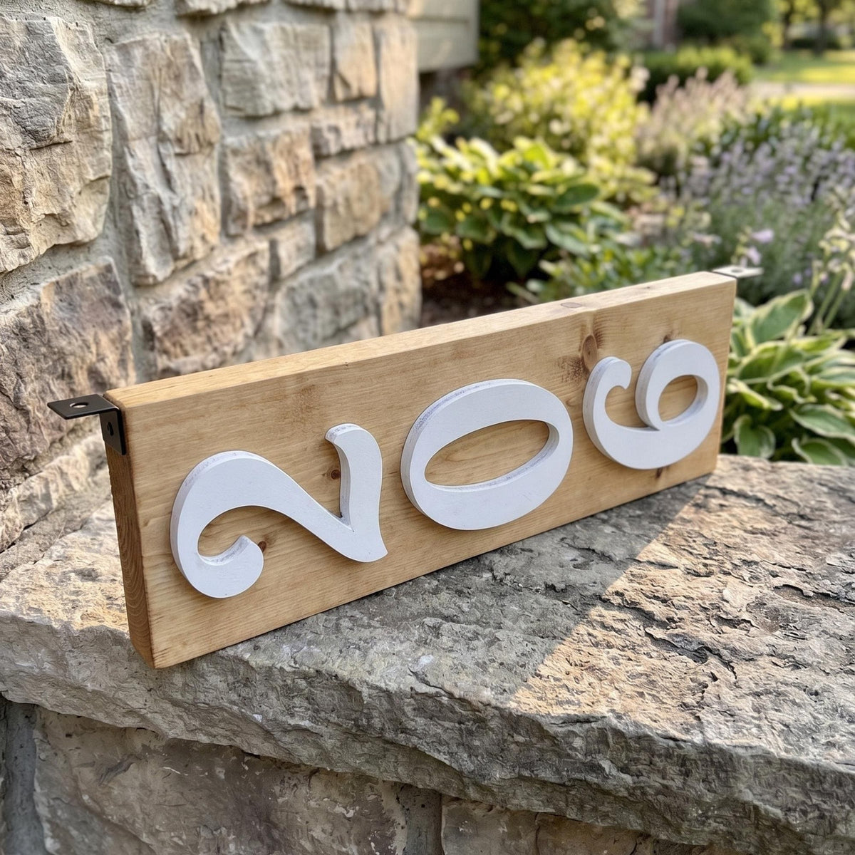 Weather Resistant Custom Wooden House Number Sign Outdoor Address Numbers Plaque Vertical or Horizontal Wood Mailbox Sign Modern Rustic Yard