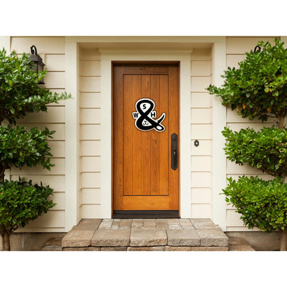 Custom Laser Cut Wood Logo Sign: Rustic Modern Business Decor (13x11.5 inches)