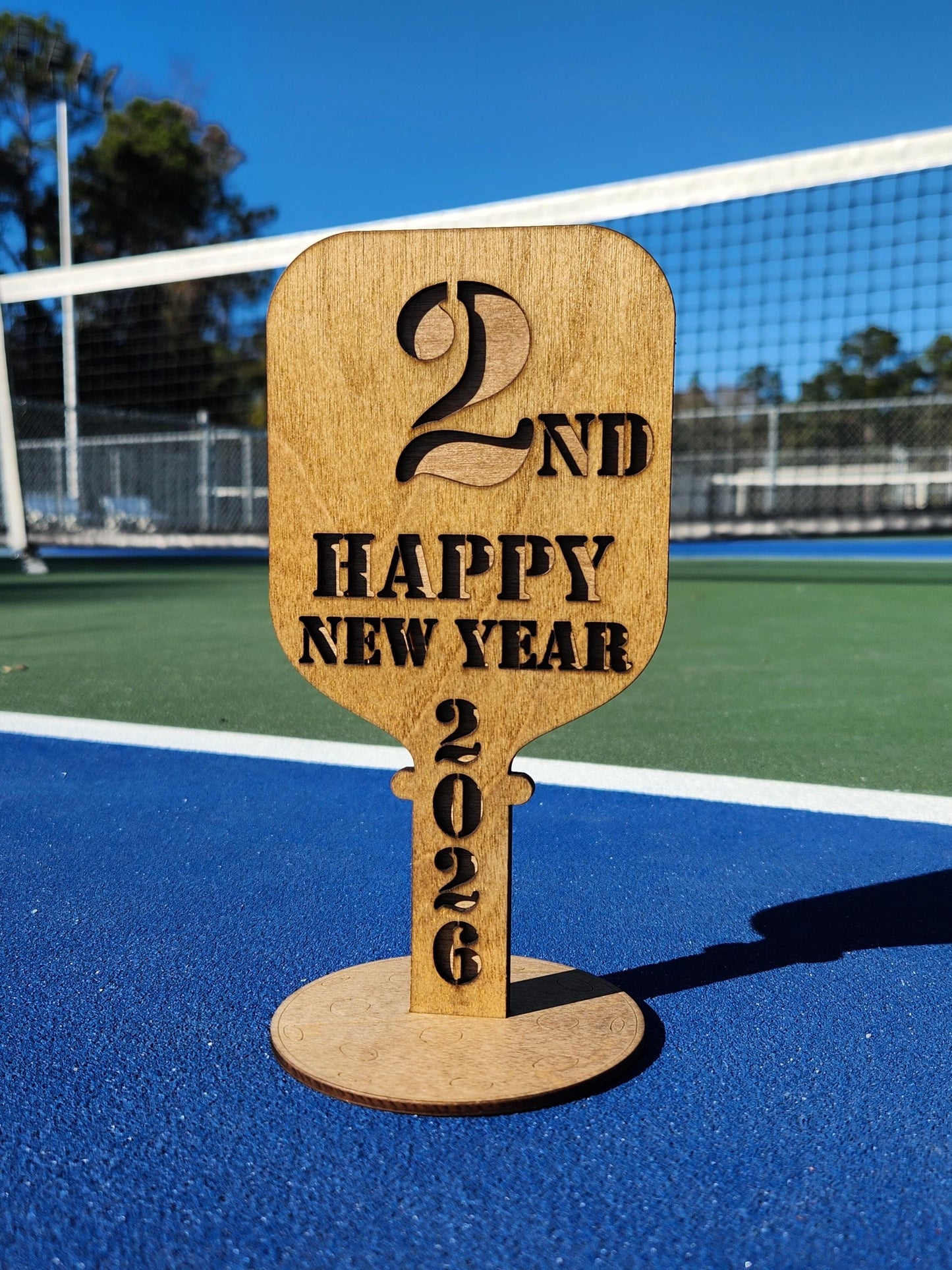 Wholesale Wooden Pickleball Tournament Trophies for 1st, 2nd, and 3rd place - Trophy & Awards for Pickle Ball Players