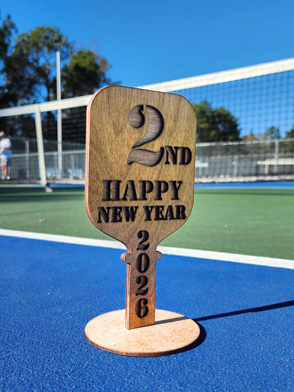 Wholesale Wooden Pickleball Tournament Trophies for 1st, 2nd, and 3rd place - Trophy & Awards for Pickle Ball Players