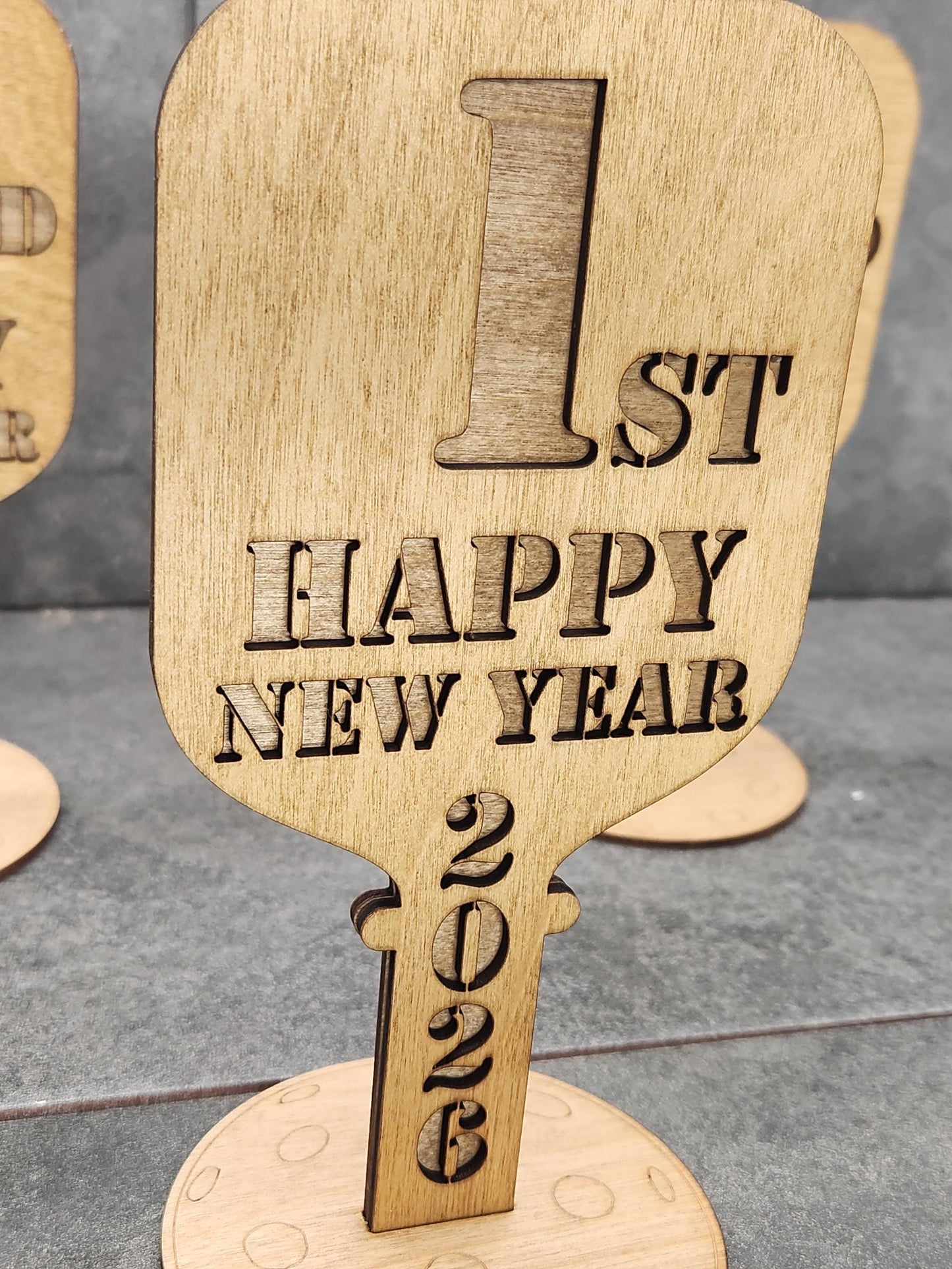 Wholesale Wooden Pickleball Tournament Trophies for 1st, 2nd, and 3rd place - Trophy & Awards for Pickle Ball Players