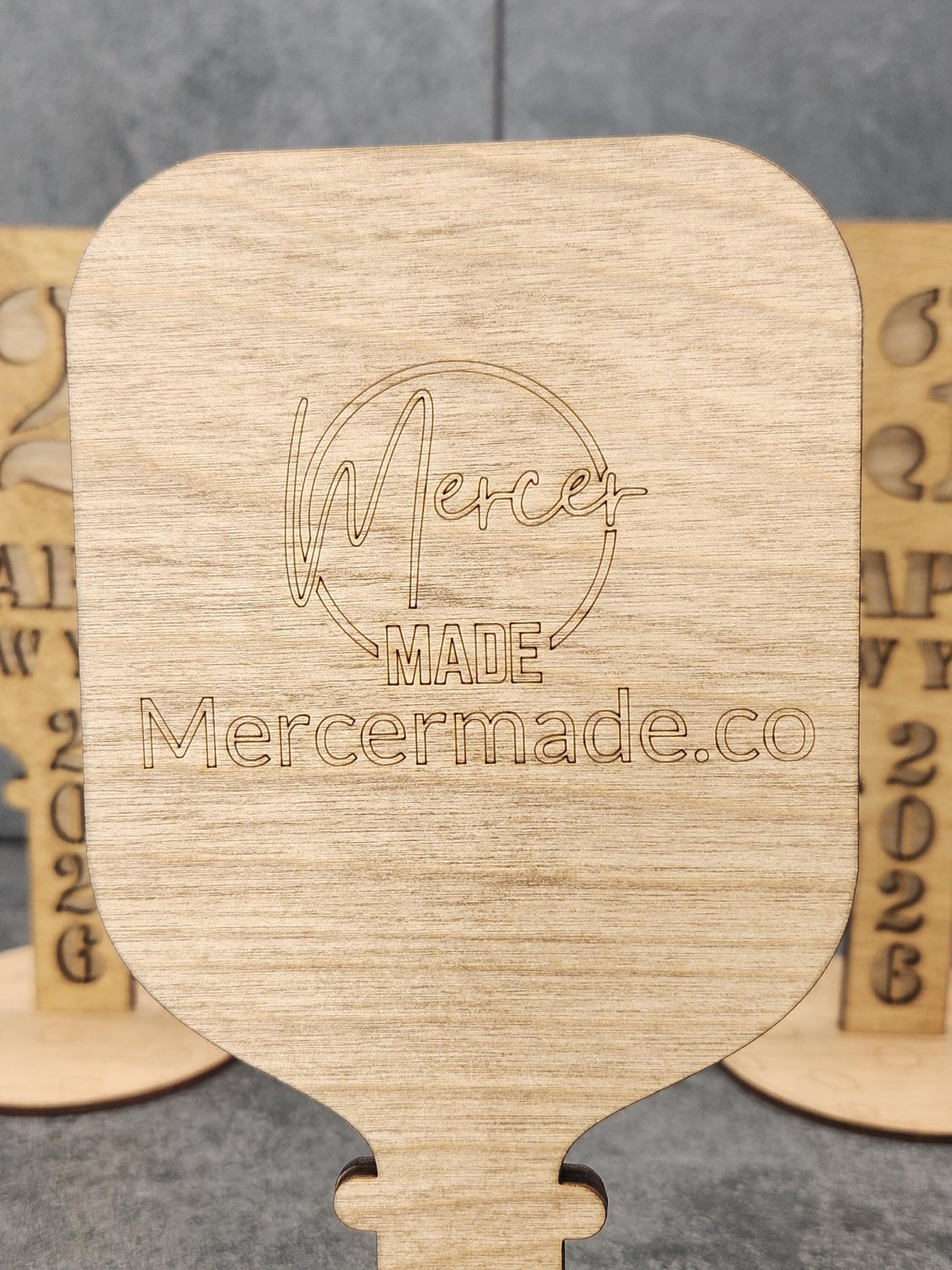 Wholesale Wooden Pickleball Tournament Trophies for 1st, 2nd, and 3rd place - Trophy & Awards for Pickle Ball Players