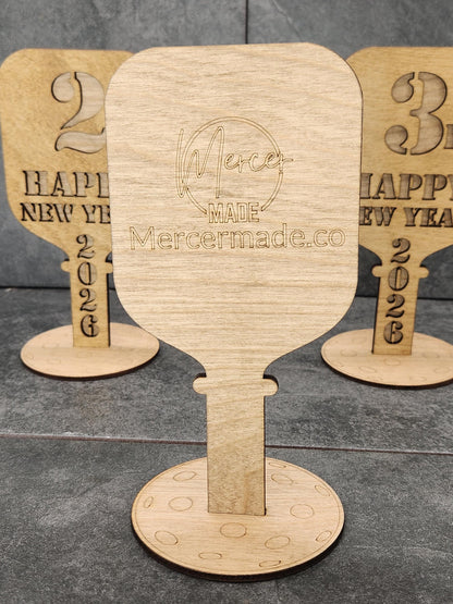 Wholesale Wooden Pickleball Tournament Trophies for 1st, 2nd, and 3rd place - Trophy & Awards for Pickle Ball Players